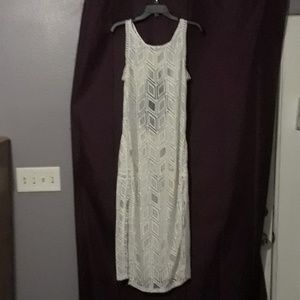 White swimming suit cover up NWOT